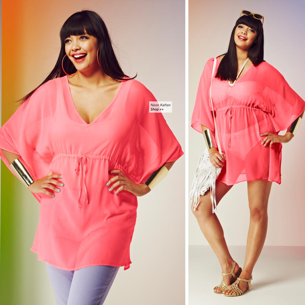 neon kaftan