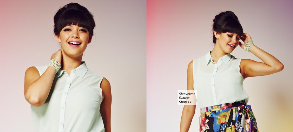 sleeveless blouse