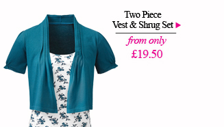 Buy Two Piece Vest and Shrug Set >