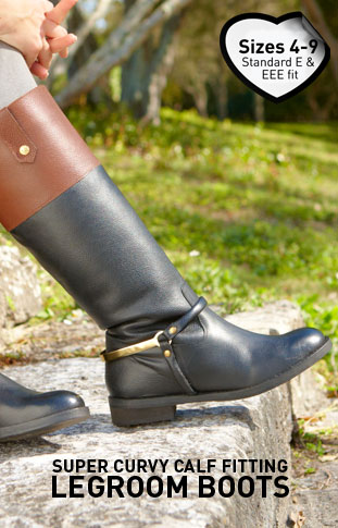 Super Curvy Calf Fitting Legroom Boots