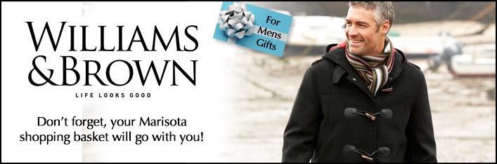 Williams and Brown - Don't forget, your Marisota shopping basket will go with you!