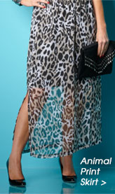 Animal Print Skirt
