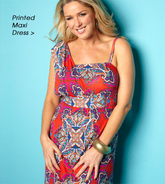 Printed Maxi Dress