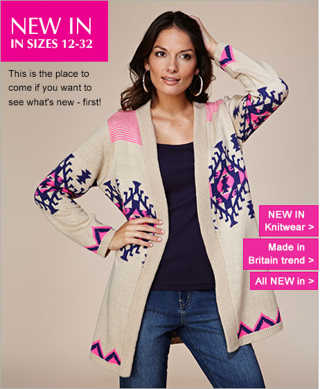 New In - in sizes 12-32 >