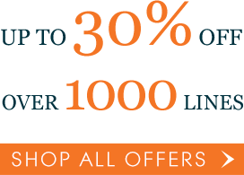 Up to 30% off, over 1000 lines