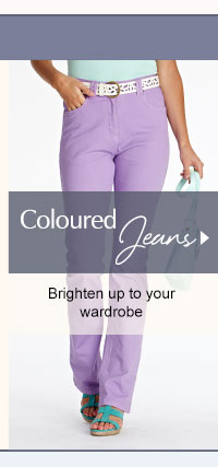 Coloured Jeans - Brighten up to your wardrobe