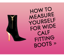 How to measure yourself for wide calf fitting boots