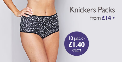 Knickers Packs from &pound;14