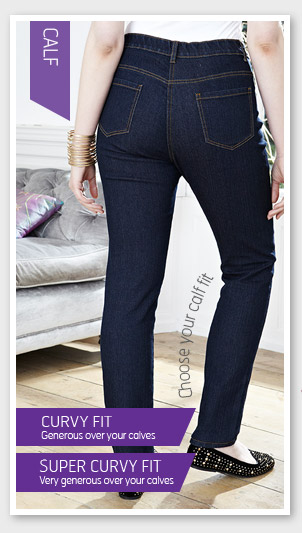 Calf - Curvy Fit, Super Curvy Fit