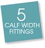 5 Calf Width Fittings