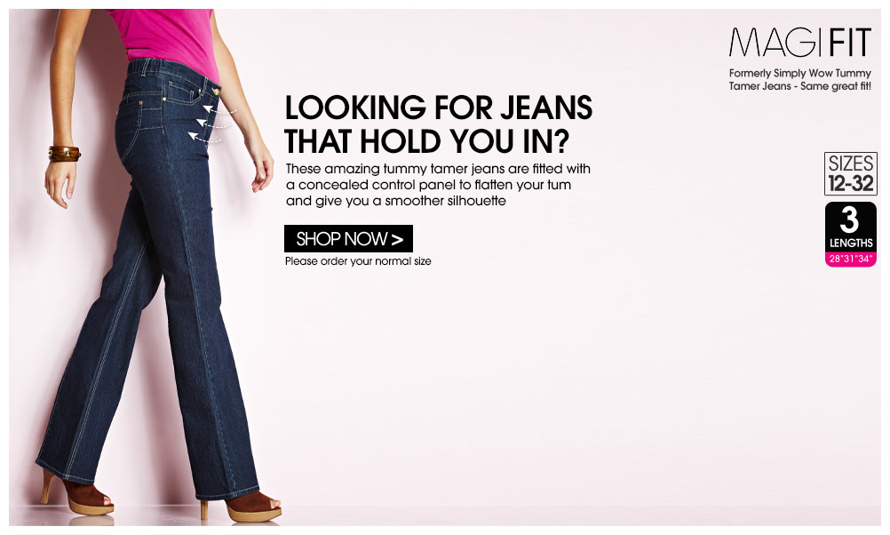 Shop Tummy Tamer Jeans >