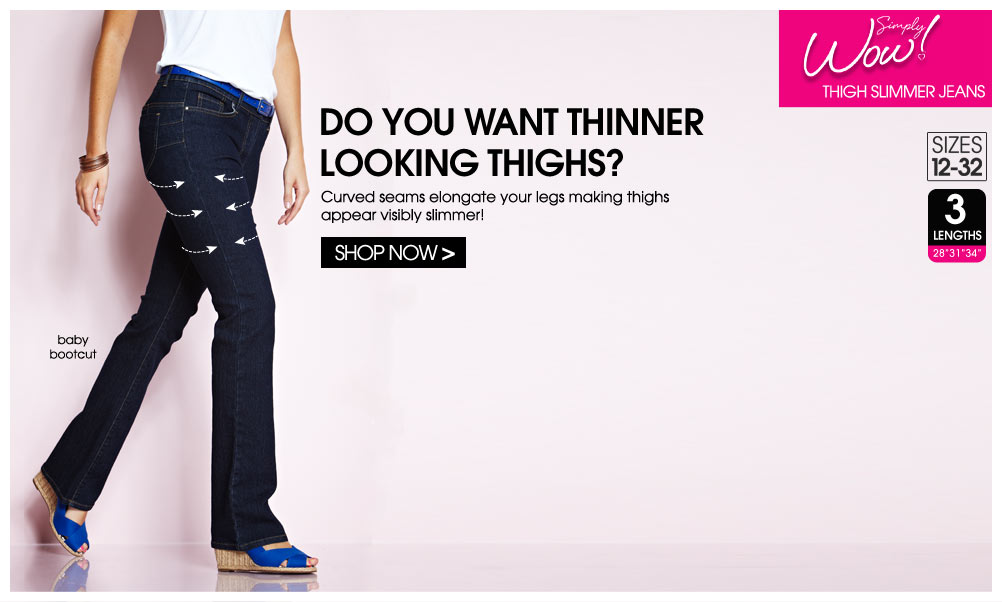 Shop Thigh Slimmer Jeans
