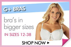 G+ Bras - Bra's in bigger sizes in sizes 12-38