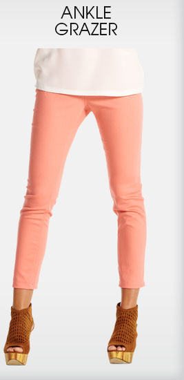 Ankle grazer jeans