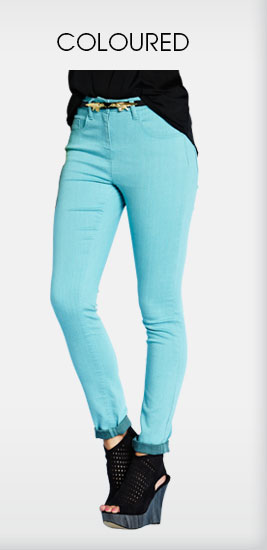 Coloured jeans