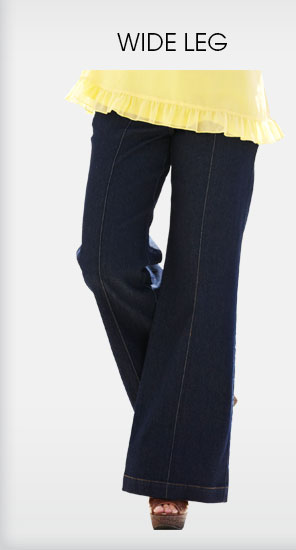 Wide leg jeans