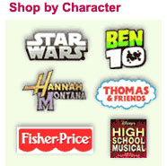 Star Wars, Ben 10, Hannah Montana, Thomas & Friends and more - find all your favourite friends