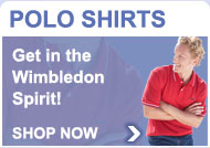 Polo Shirts - Get in the Wimbledon spirit!