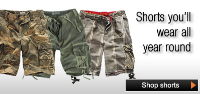 mens Shorts and mens 3/4 length trousers