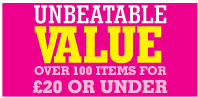 Unbeatable value - over 100 items for �20 or under