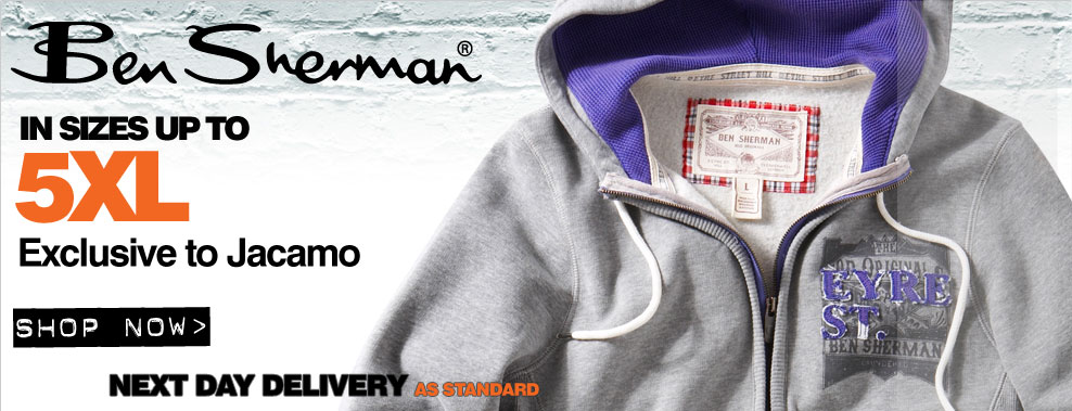 ben sherman in sizes up to 5XL