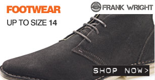 Footwear up to size 14