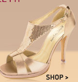 gold sandals