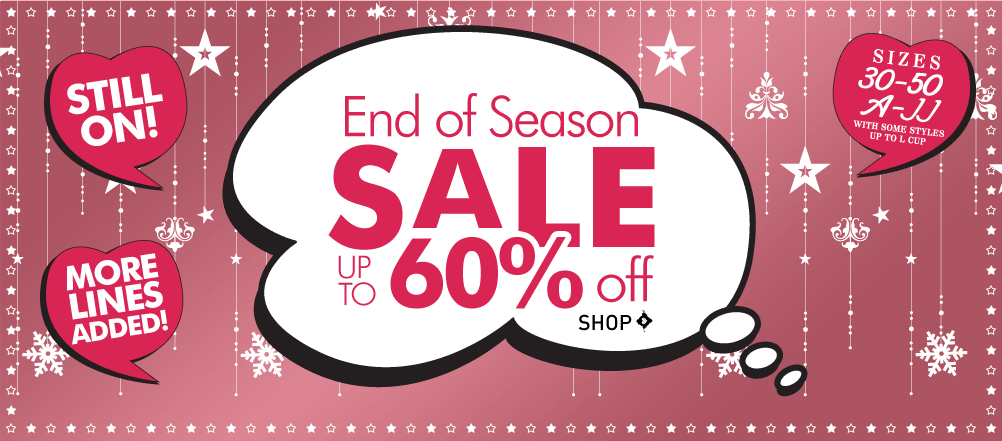 Shop End of Season Sale up to 60% off