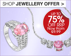 Up to 75% OFF RRP on Jewellery