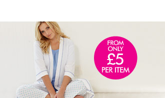 Great Value Nightwear from only �5 per item