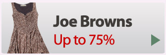 Joe Browns - Up to 75%