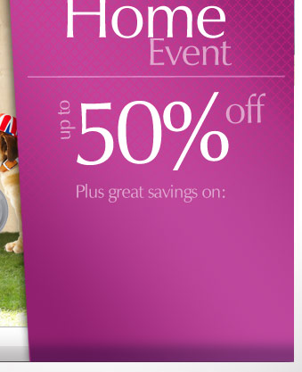 Home Event up to 50% off