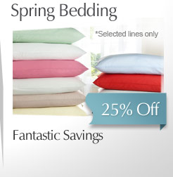 25% Off Bedding