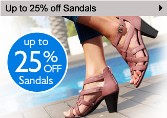 UP TO 25% off Sandals - Shop Now >