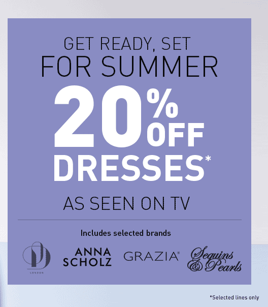 20% off dresses