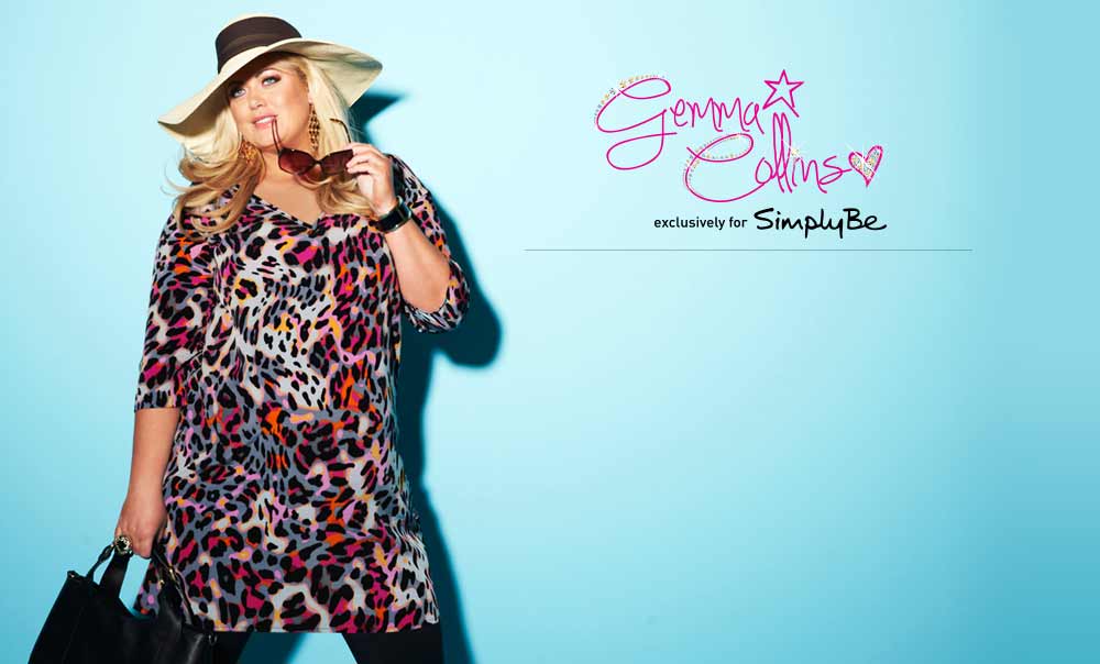 Gemma Collins exclusively for Simply Be