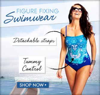 Figure flattering swimwear