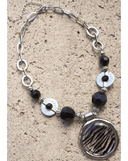 Zebra Pendant