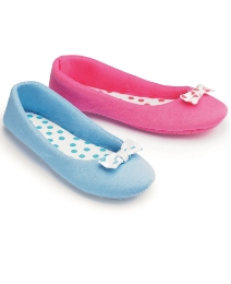 Bow Ballerina Pack Two Slippers