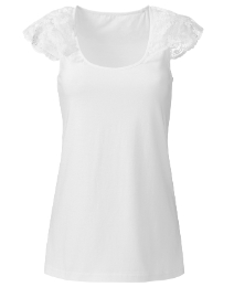 White plus size top