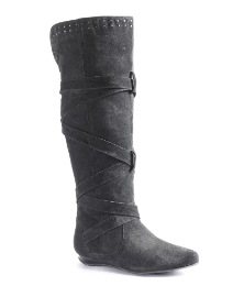 Legroom Stud Detail Boots E Fit