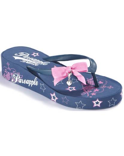 Pineapple Salsa Wedge Flip Flop