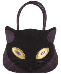 Irregular Choice Miaow Shopper in Plum