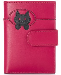 Ciccia Leather Purse With Cat Design