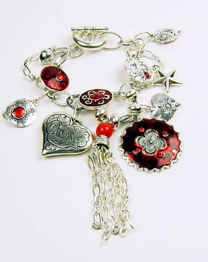 Petal Dolls Red Bracelet