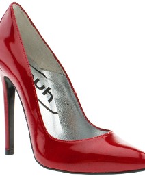 Schuh Lois Point patent court shoes