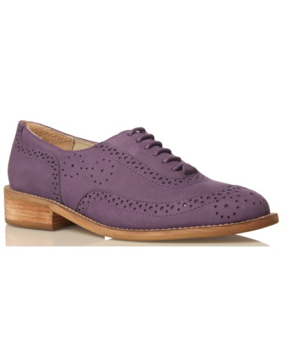 Carvela Leslie Contemporary Brogues - Mauve