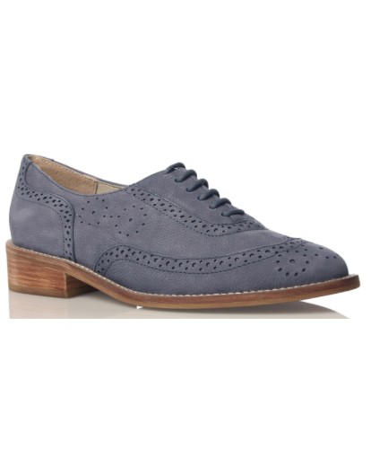 Carvela Leslie Contemporary Brogues - Blue