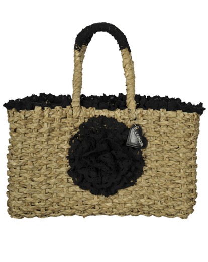 Cafe Noir Natural Raffia Tote