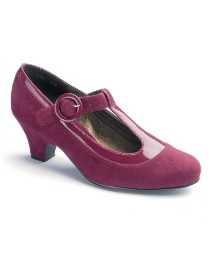 Ladies purple shoes